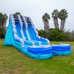 IMG 1475 1750351291 Ocean Blue 20FT Dual Lane Slide