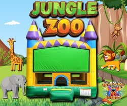 Jungle Zoo Bounce House (Dry Only)