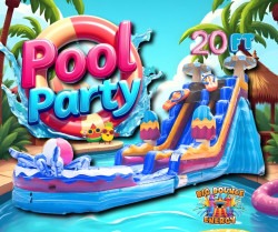 Pool Party 20FT Slide (Wet or Dry)